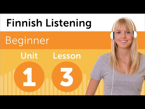 Finnish Listening Practice - Getting Some Groceries in Finland