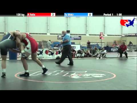 Jt Felix vs. Ty Walz at 2013 ASICS University Nationals - FS