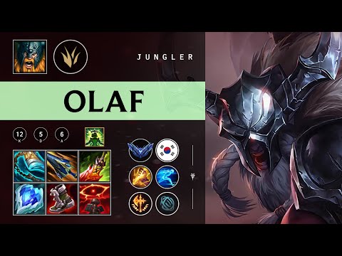Olaf Jungle vs Malphite - KR Diamond Patch 26.01