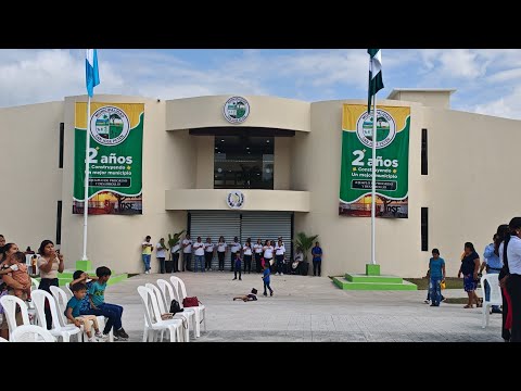 Inauguración del nuevo palacio municipal San José, Petén esto dijo el alcalde municipal 