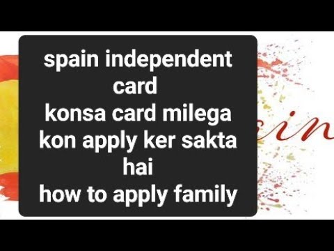spain independent card #tarjeta independiente in spain #spain arraigo social #spain paper