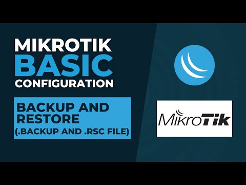 Mikrotik Basic Configuration - Backup and Restore | Mikrotik Tutorial Step By Step