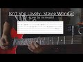Stevie Wonder - Isn't She Lovely Cover guitar Tab