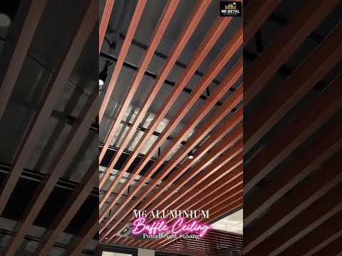 M6 ALUMINIUM BAFFLE CEILING @ PUTRA HEIGHTS, SUBANG
