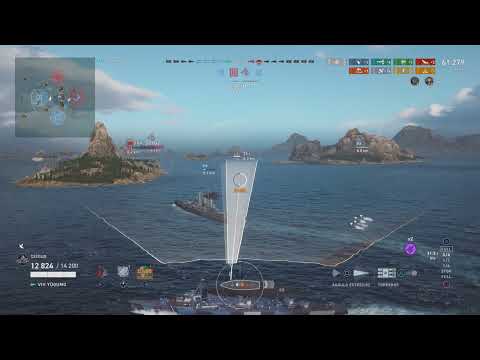 YUGUMO 4 KILLS 65K DMG   World of Warships: Legends