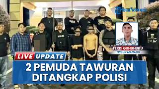 2 Pemuda Terlibat Tawuran di Ditangkap Polisi di Manado, Detik-detik Aksi Keduanya Terekam CCTV