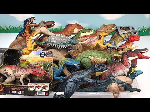 Dinosaur Box - 5 Tyrannosaurus, New Ceratosaurus, Jurassic World Dinosaur Escape Collection 공룡 콜렉션