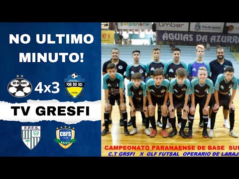 RELEMBRE UM DOS JOGOS HISTORICOS NO PARANAENSE DA EQUIPE DO CT GRESFI!!
