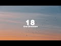 One Direction - 18 (Lyrics) Speed Up
