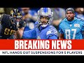 NFL Suspends 5 Players For Violating League Gambling Policy Including Jameson Williams I CBS Sports
