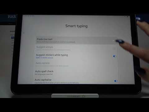 How to Enter Text Correction Options in SAMSUNG Galaxy Tab Active Pro - Keyboard Settings