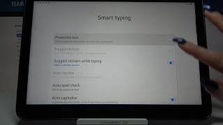 How to Enter Text Correction Options in SAMSUNG Galaxy Tab Active Pro - Keyboard Settings