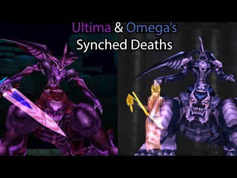 Synched Death Animations of Ultima & Omega Weapons - Final Fantasy VIII Remastered - No Commentary