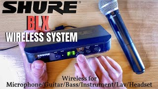 Video thumbnail for Shure BLX Wireless System - Demo/Overview/Setup/Buying Guide by Scott Uhl