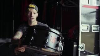 Video thumbnail for Josh Dun Unboxing the new Crowd Snare - His latest signature SJC snare! by SJC Custom Drums