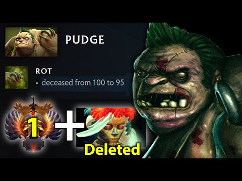 PUDGE IS NERFED but LOOK How Attacker destroy RANK 1 and New Hero Muerta in 7.32e
