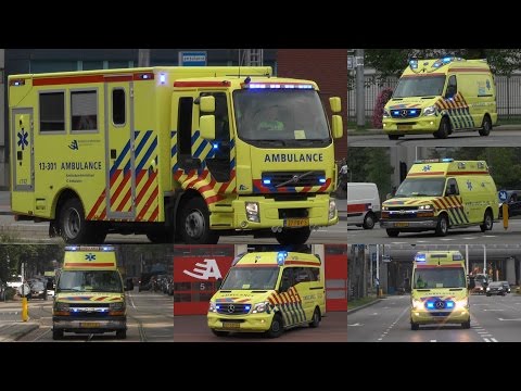 [Dagcompilatie 15.08.'15] [IC-]Ambulances met spoed in Amsterdam