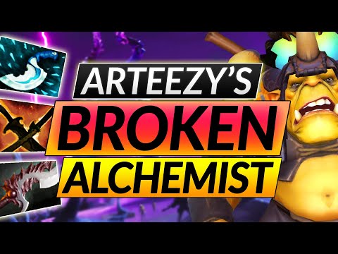 DEEP ANALysis of Arteezy's Alchemist - INSANE CARRY Tricks only Pros Know - Dota 2 Guide