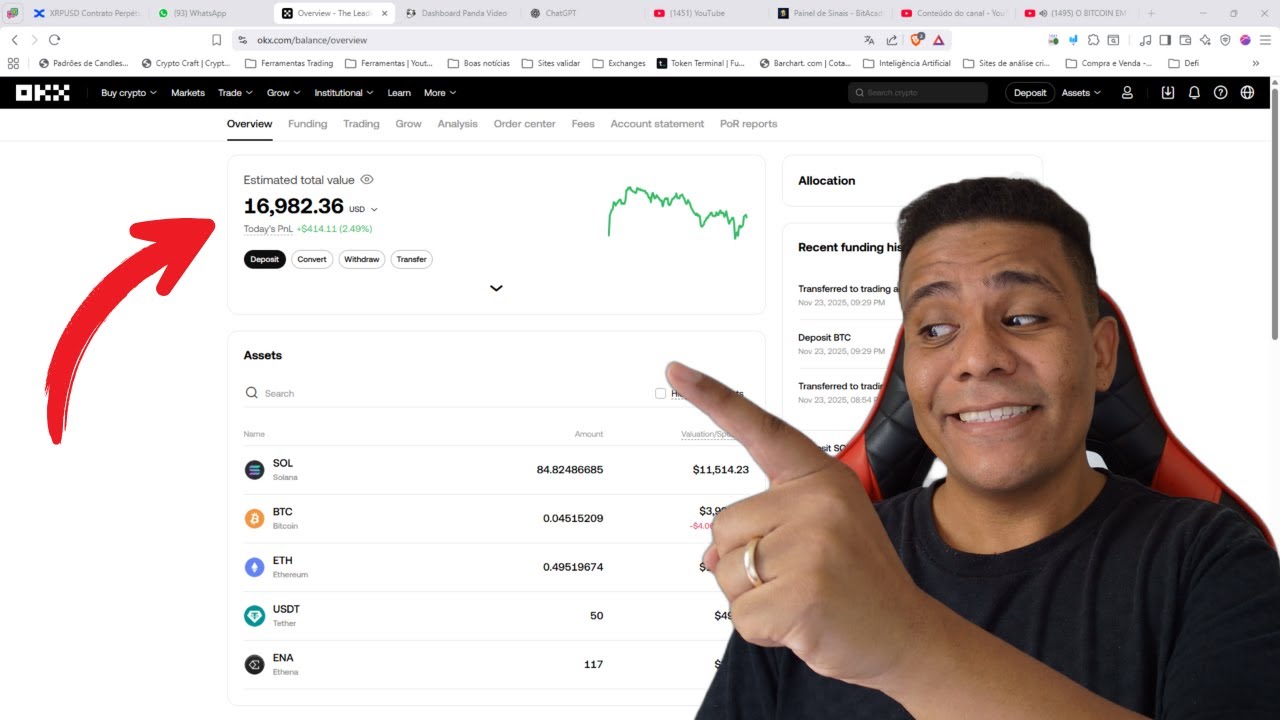 Como Depositar Criptos na OKX Global El Salvador (Passo a Passo Rápido!)