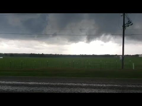 Tornado crossing HWY 64 in Canton Texas