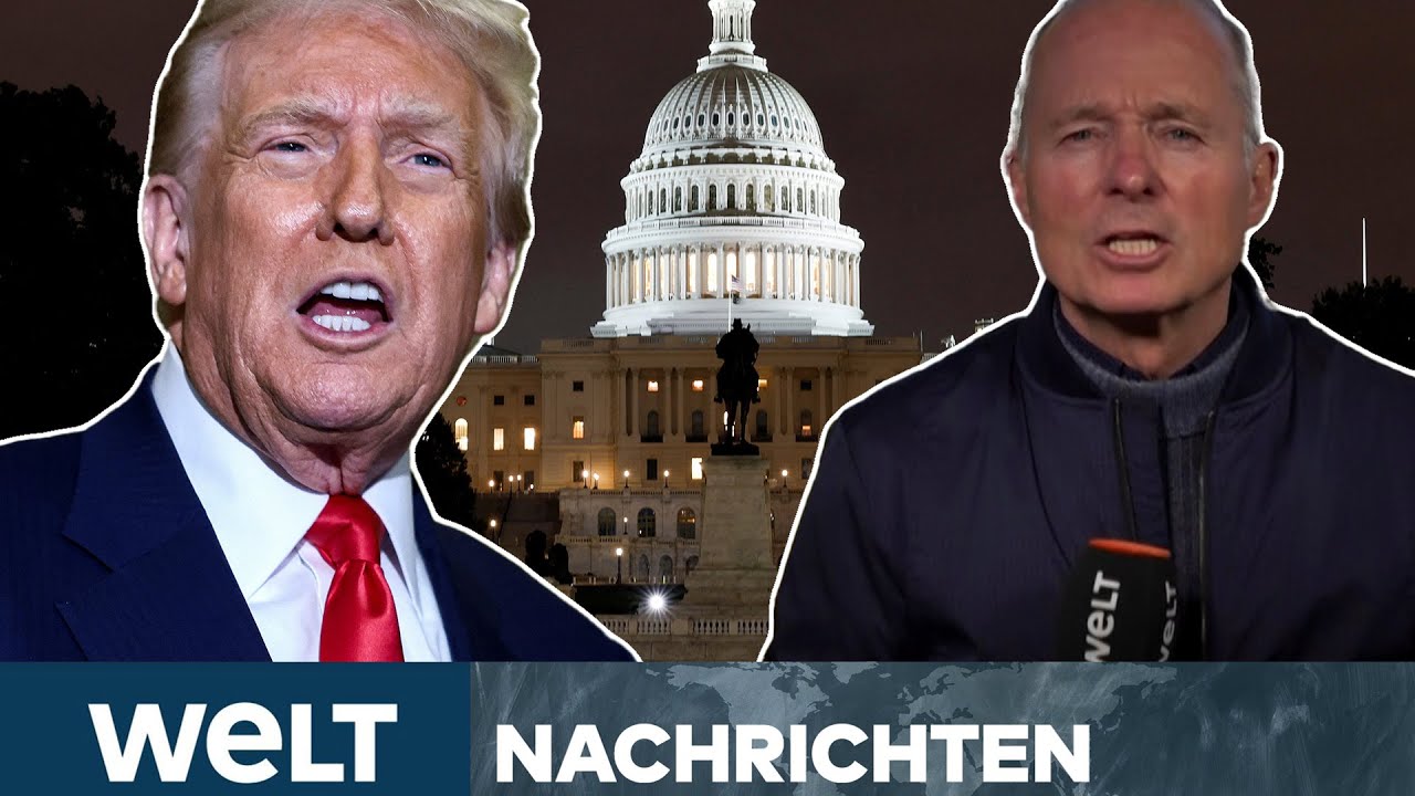 SHUTDOWN IN DEN USA: Millionen warten auf Lebensmittelhilfen! – wie geht es weiter? I WELT LIVE