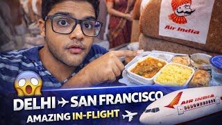 Delhi to San Francisco on Air India AI 173 🇮🇳➡️🇺🇸 | Full Flight Experience! 