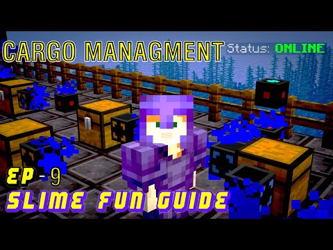 SlimeFun Tutorial in hindi (Ep 09) :-  cargo managment & adv. cargo | #slimefun #minecrafttutorial