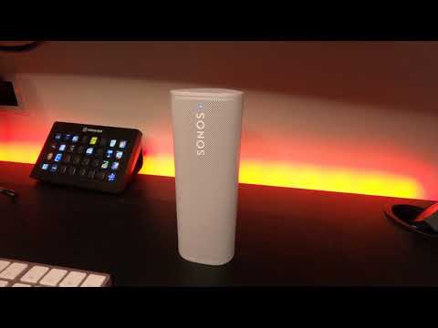 Sonos Roam speaker and wireless charging unit review and use with a M1 Mac Mini