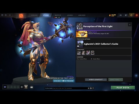 AGHANIMS 2021 COLLECTORS CACHE - PERCEPTION OF THE FIRST LIGHT - DAWNBREAKER SET