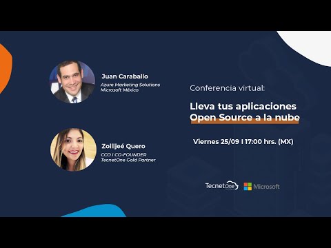 Conferencia Open Source I TecnetOne & Microsoft México