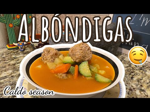 HOW TO MAKE ALBONDIGAS l MEATBALL SOUP l CALDO SEASON l RICAS ALBONDIGAS l EASY RECIPE