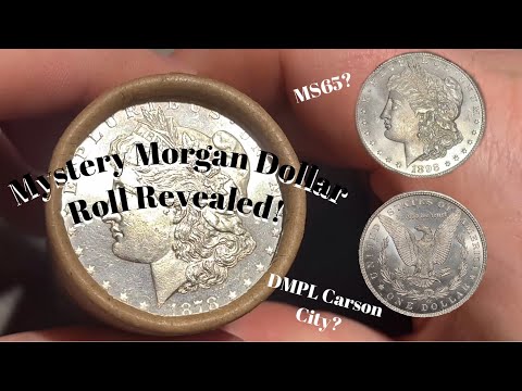 Morgan Dollar Coin Roll Hunting - Morgan Coin Roll from EBay