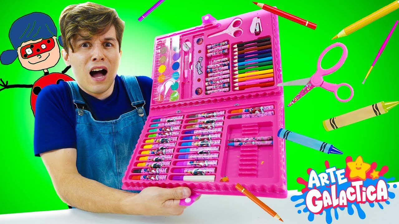 Watch Now É POSSÍVEL fazer ARTE com MATERIAL ESCOLAR | Arte Galáctica É POSSÍVEL fazer ARTE com MATERIAL ESCOLAR | Arte Galáctica