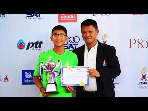 25 12 61 การแข่งขันเทนนิสเยาวชน รายการ PTT-ลอนเทนนิสพัฒนาฝีมือ รอบมาสเตอร์ ประจำปี 2561