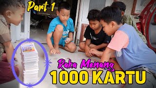 Download lagu GILA ‼️ RAKA BISA MENANG 1000 KARTU - GIMANA CARANYA ⁉️😱 TANGAN RAKA BENER BENER SAKTI 🔥 mp3