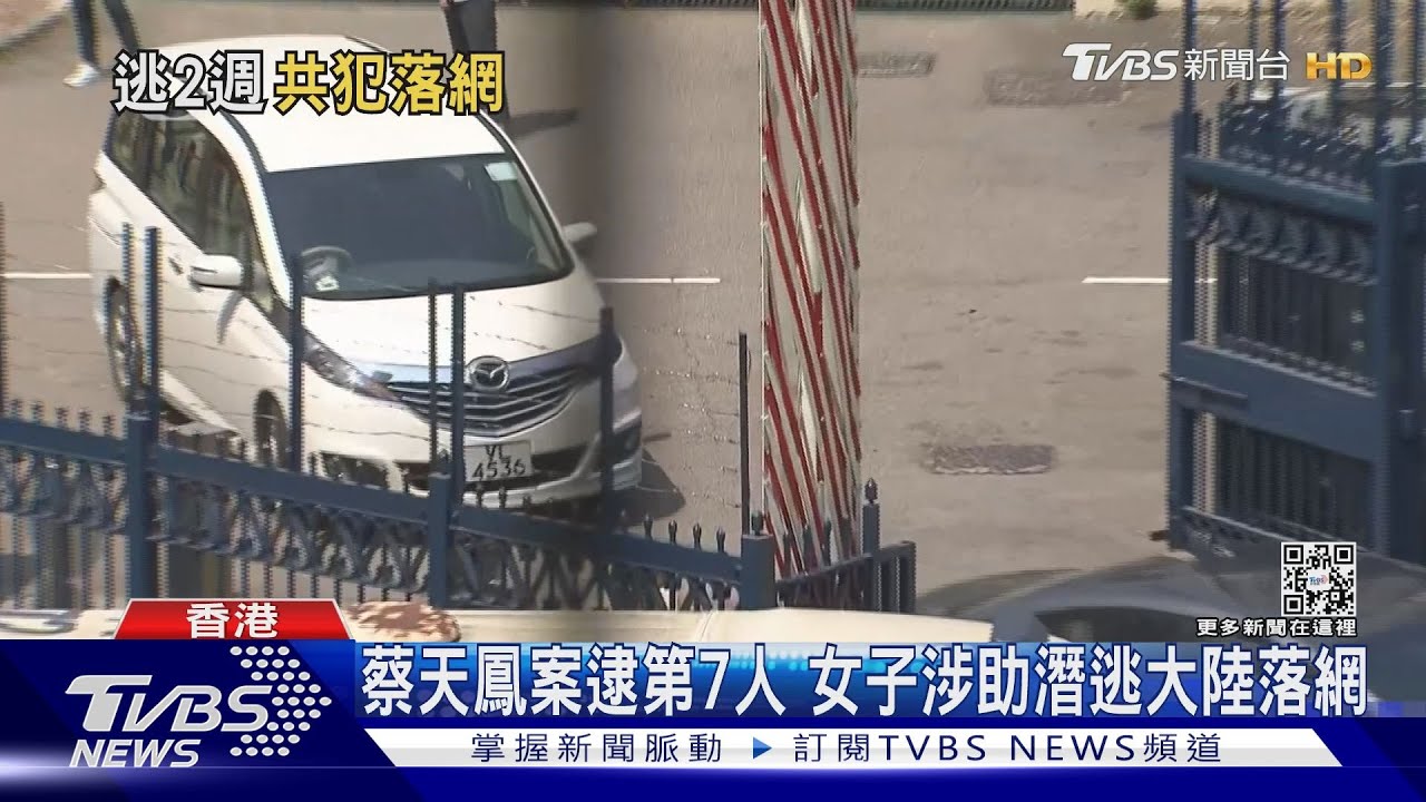 蔡天鳳案逮第7人 女子涉助潛逃大陸落網