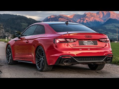 THE GORGEOUS NEW 2021 AUDI RS5 - UPDATED 600NM/450HP ROCKET - 0-293KM/H - Tango red + carbon pack