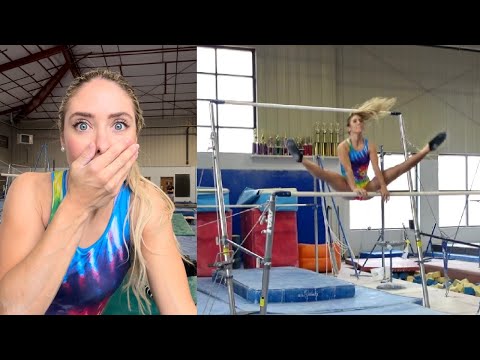 SKILL ATTEMPT with NO GRIPS! *uneven bars