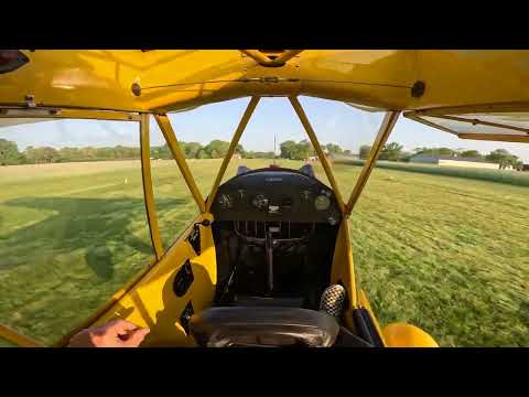 Open Door, Fresh Cut Grass, No Radio, Warm, calm Air = The best kind of Flying you can do in GA