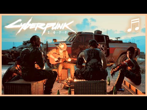 CYBERPUNK 2077 Nomad Campfire Song Guitar | Ambient Soundtrack