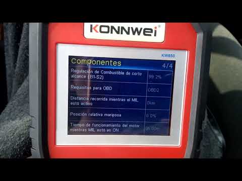 escaneó datos en vivo Aveo 2017