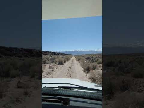 This is the road heading south from Casa Diablo Rd to the row of camp spots