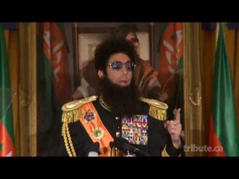 General Aladeen (Sacha Baron Cohen) Press Conference