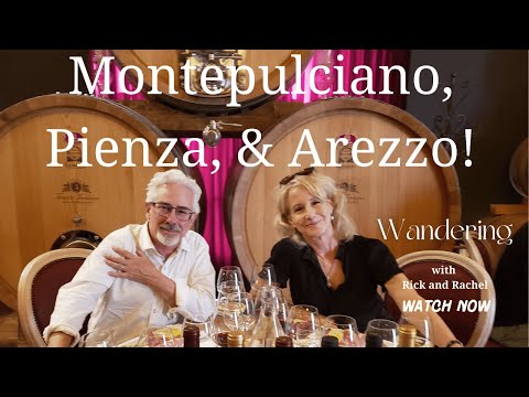Tuscany! Travel to historic Montepulciano, Pienza, and Arezzo. Wine tasting with Vino Nobile.
