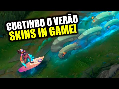 SKINS CURTINDO O VERÃO EM JOGO (POOLPARTY IN GAME) SYNDRA ORIANNA E MAIS