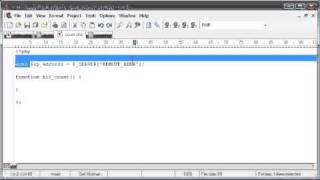 Beginner PHP Tutorial - 93 - Creating a File Based Unique Hit Counter Part 1