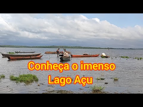 Conheça o maior lago de água doce do Maranhão #Lago Açu, um dos maiores do Brasil.