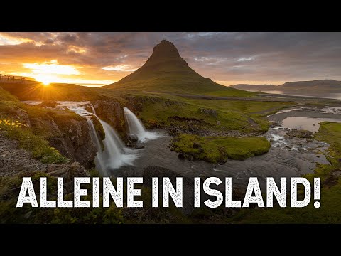 KOMPLETT ALLEINE in Island! Kirkjufell fotografieren