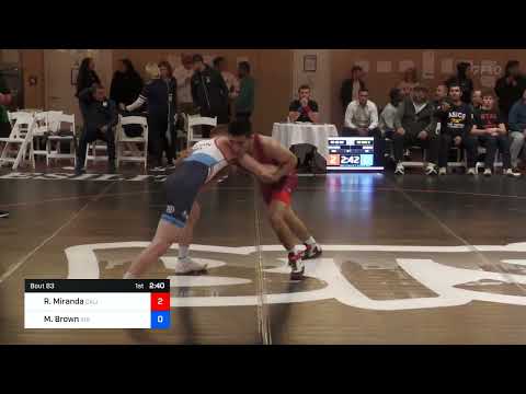 60 Kg Rr Rnd 3 - Randon Miranda, California Vs Mitchell Brown, Air Force Regional Training Center