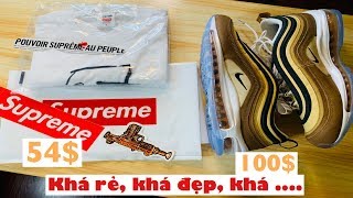 Giày Nike Air Max 97 Barcode Và Áo Supreme Jean Paul Gaultier|| Mua được giá siêu rẻ !!